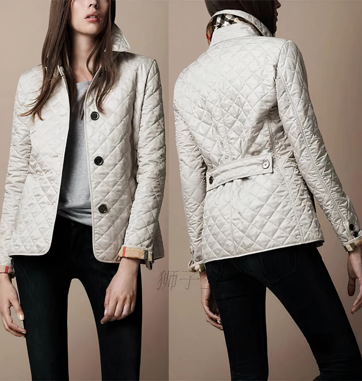 Evelyn - Seiden-Baumwoll-Jacke für Fraue