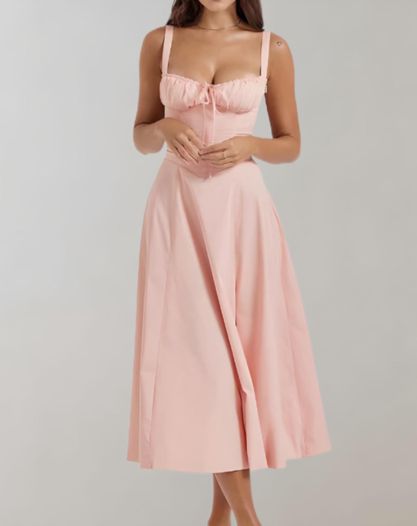 Faith | Damen Sommerkleid mit V-Ausschnitt