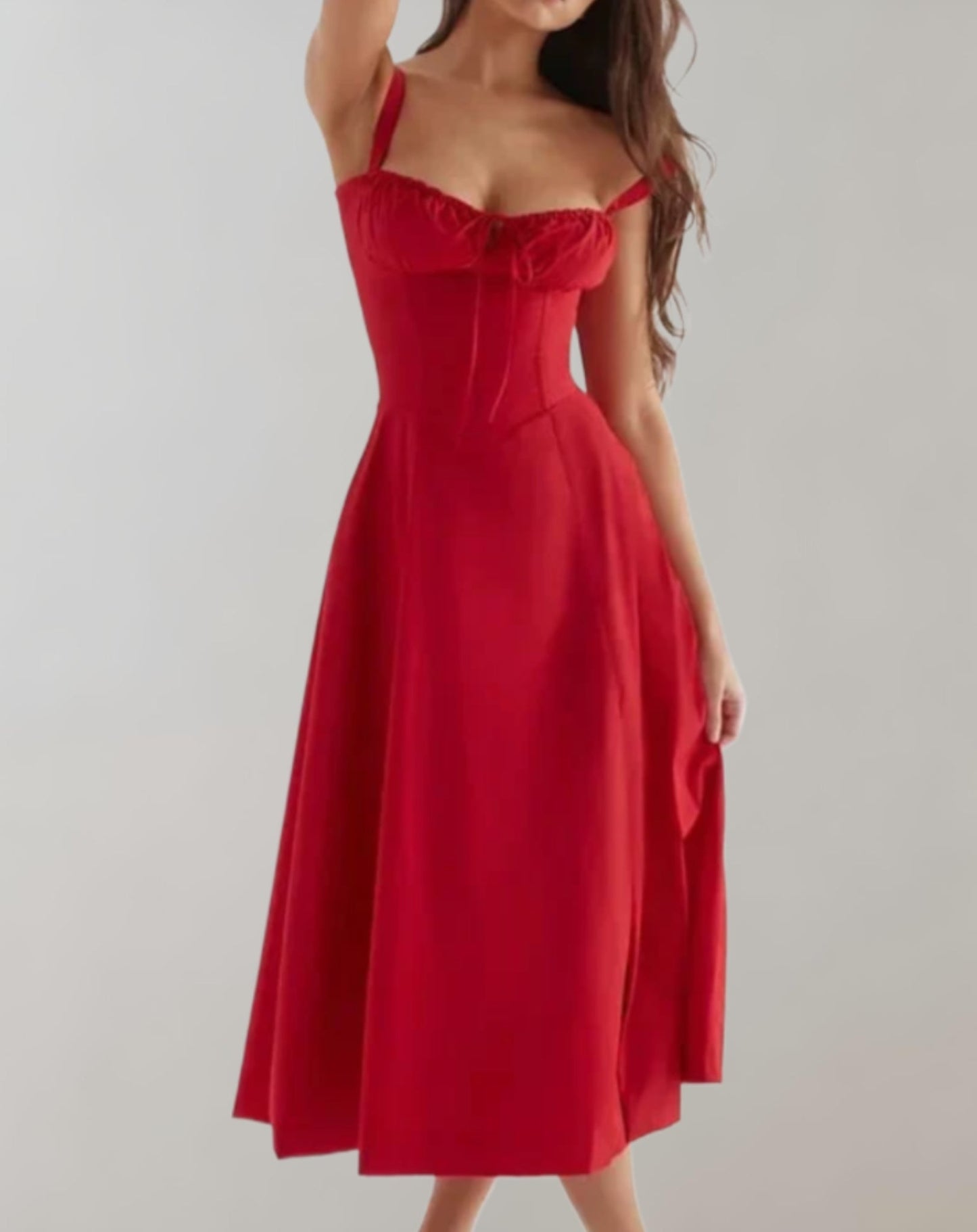 Faith | Damen Sommerkleid mit V-Ausschnitt