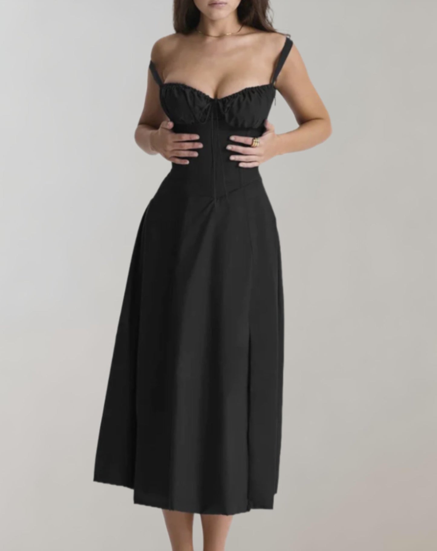 Faith | Damen Sommerkleid mit V-Ausschnitt