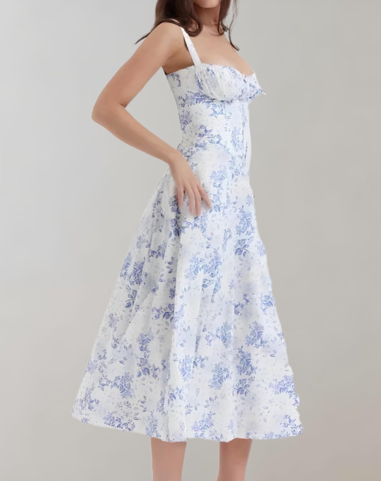 Faith | Damen Sommerkleid mit V-Ausschnitt