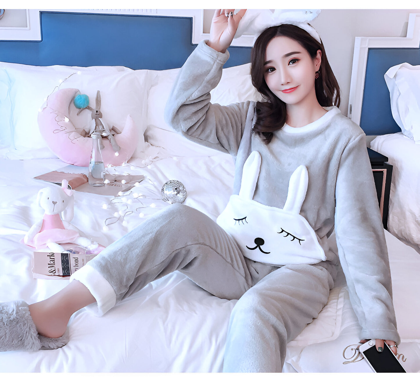 Gerda | Kuscheliges Fleece-Pyjama-Set