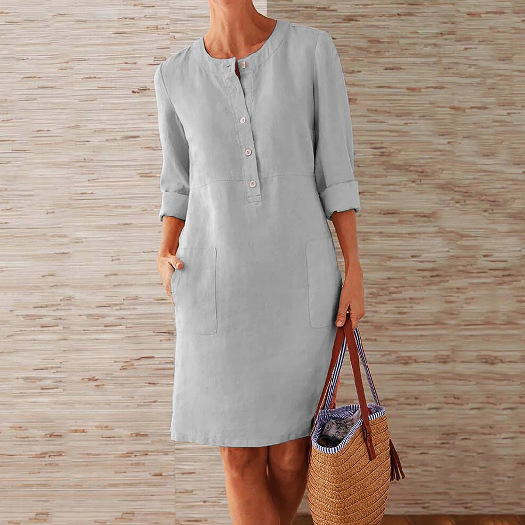 Quinn - Elegantes und fließendes Kleid mit lockerer Passform für Frauen