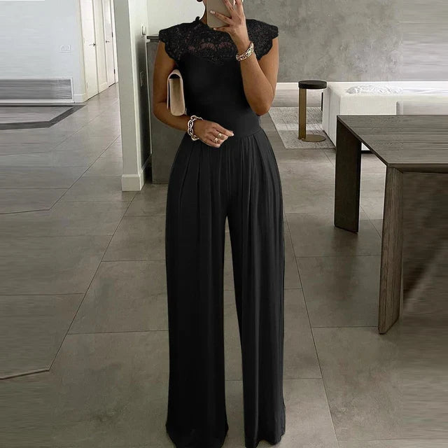 Rafaela - Eleganter Jumpsuit mit weitem Bein und stilvollem Design