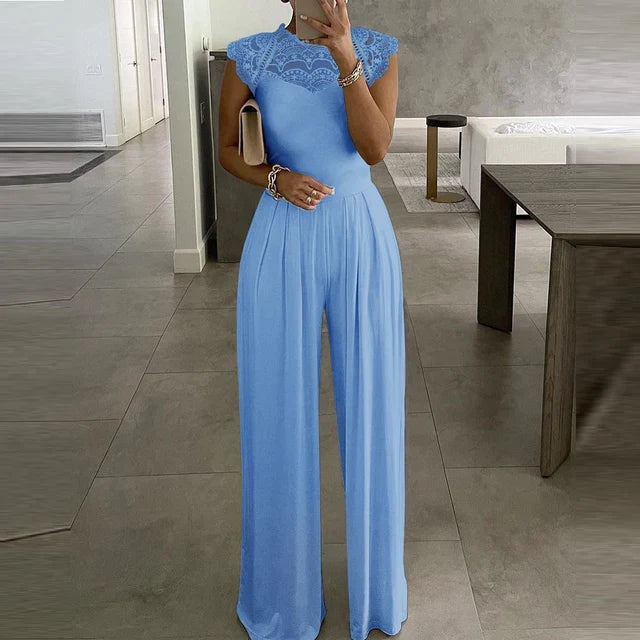 Rafaela - Eleganter Jumpsuit mit weitem Bein und stilvollem Design