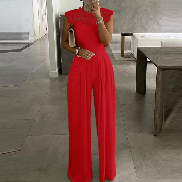 Rafaela - Eleganter Jumpsuit mit weitem Bein und stilvollem Design
