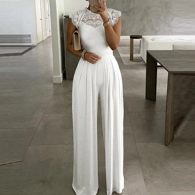 Rafaela - Eleganter Jumpsuit mit weitem Bein und stilvollem Design