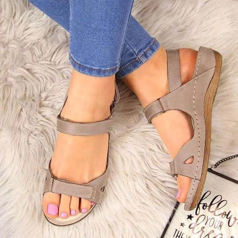 Madison | Ergonomische Damensandalen mit Klettverschluss