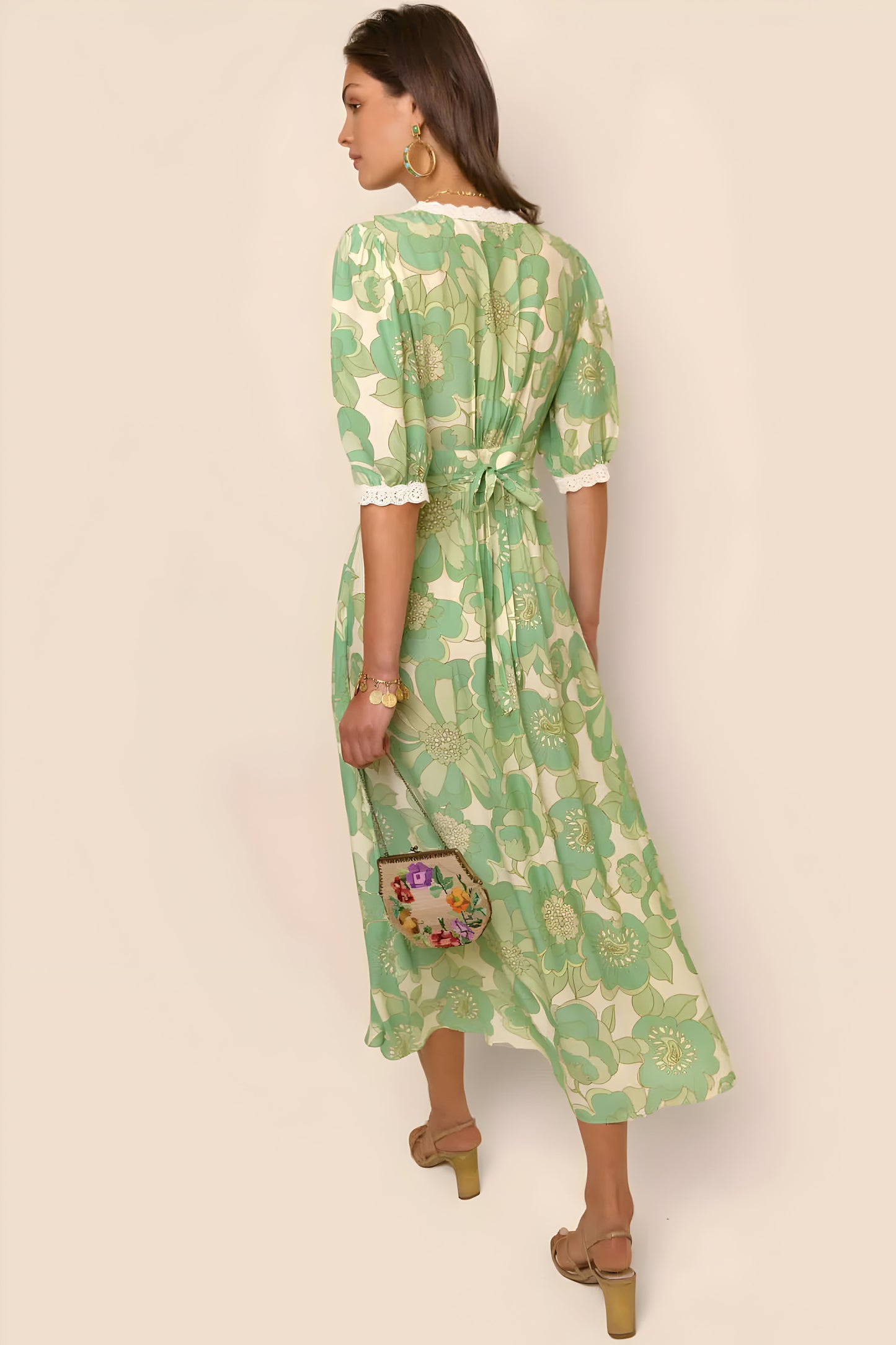 Blakely | Damen Sommerkleid mit Rundhalsausschnitt