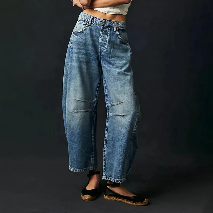 Katarina | Komfortjeans mit weitem Bein
