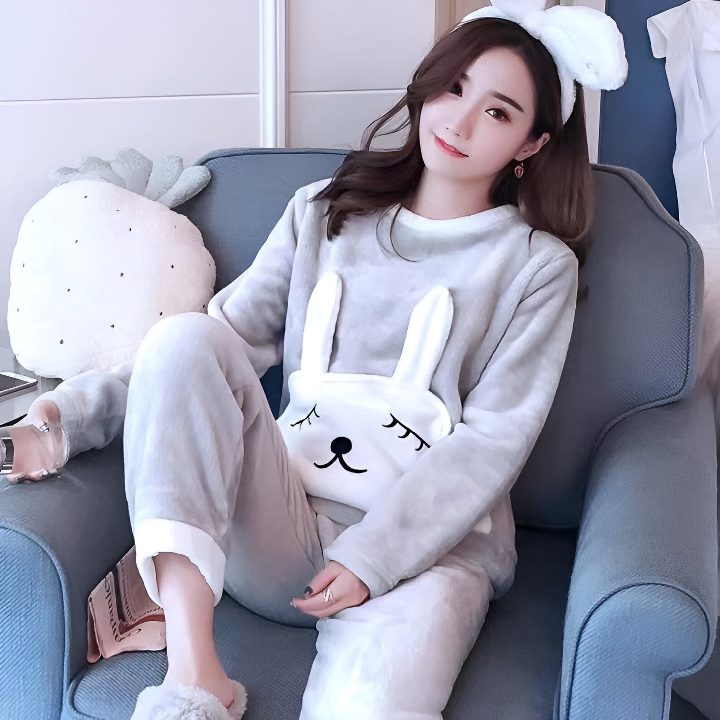Gerda | Kuscheliges Fleece-Pyjama-Set