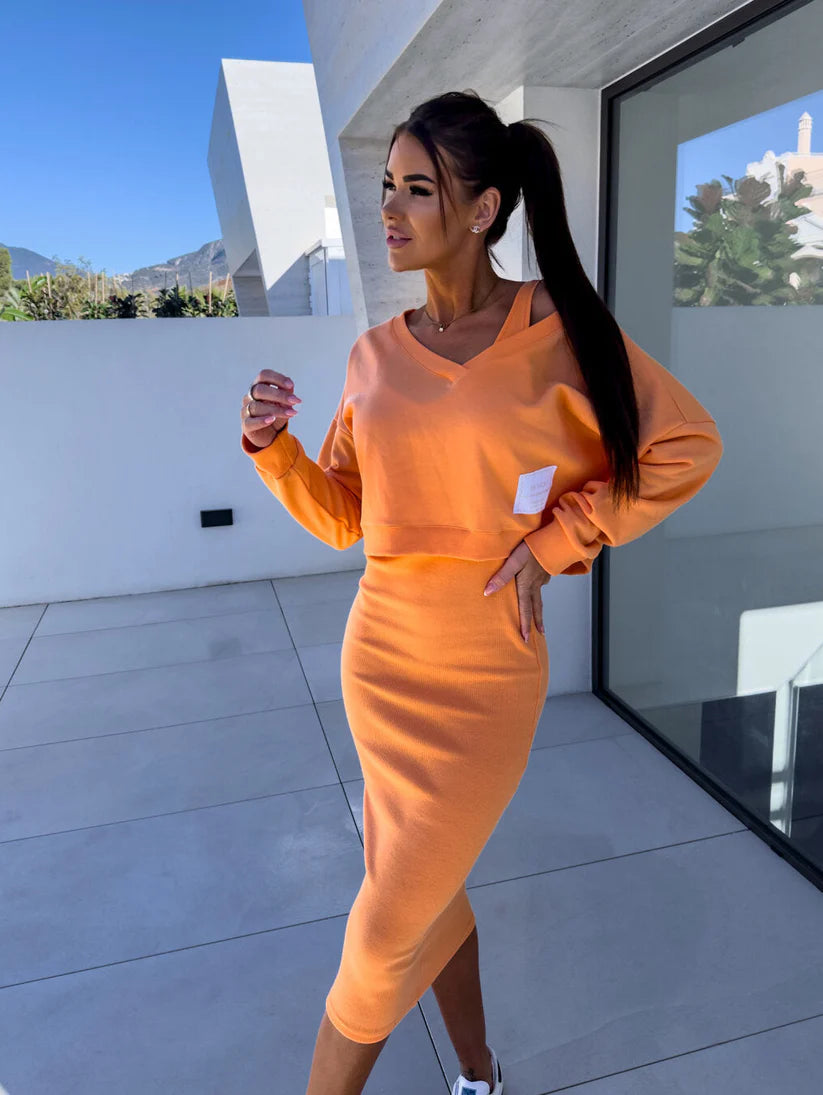 Dorothy | Hemd und Kleid Set - Chic - Leinen - Für formelle Anlässe für Frauen