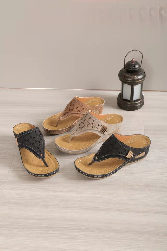 Goldie | Sommer-Sandale Roman Chic