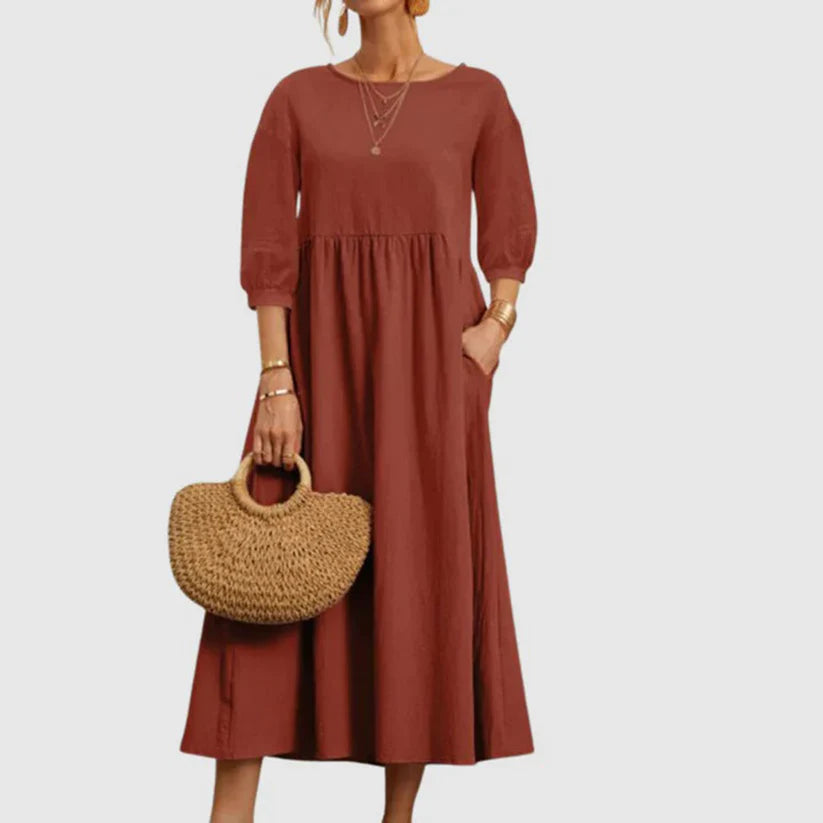Deborah | Lässiges - Atmungsaktives Kleid der Saisonkollektion - Everyday für Frauen
