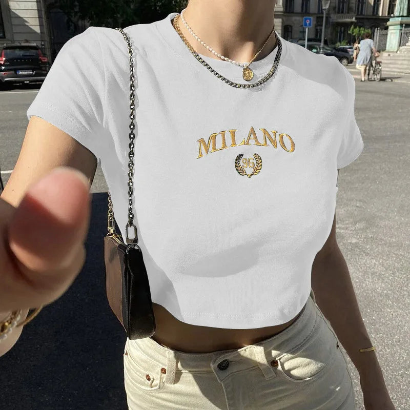 Kourtney | Basic Cropped Top