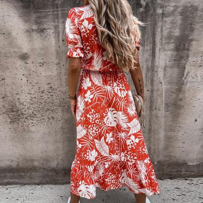 Patricia | Blümchenkleid mit asymmetrischem Saum