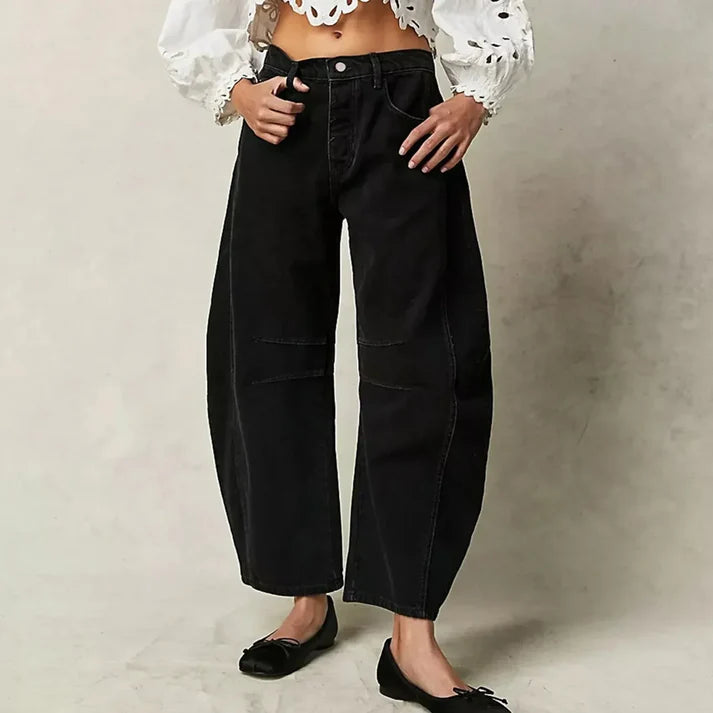 Katarina | Komfortjeans mit weitem Bein