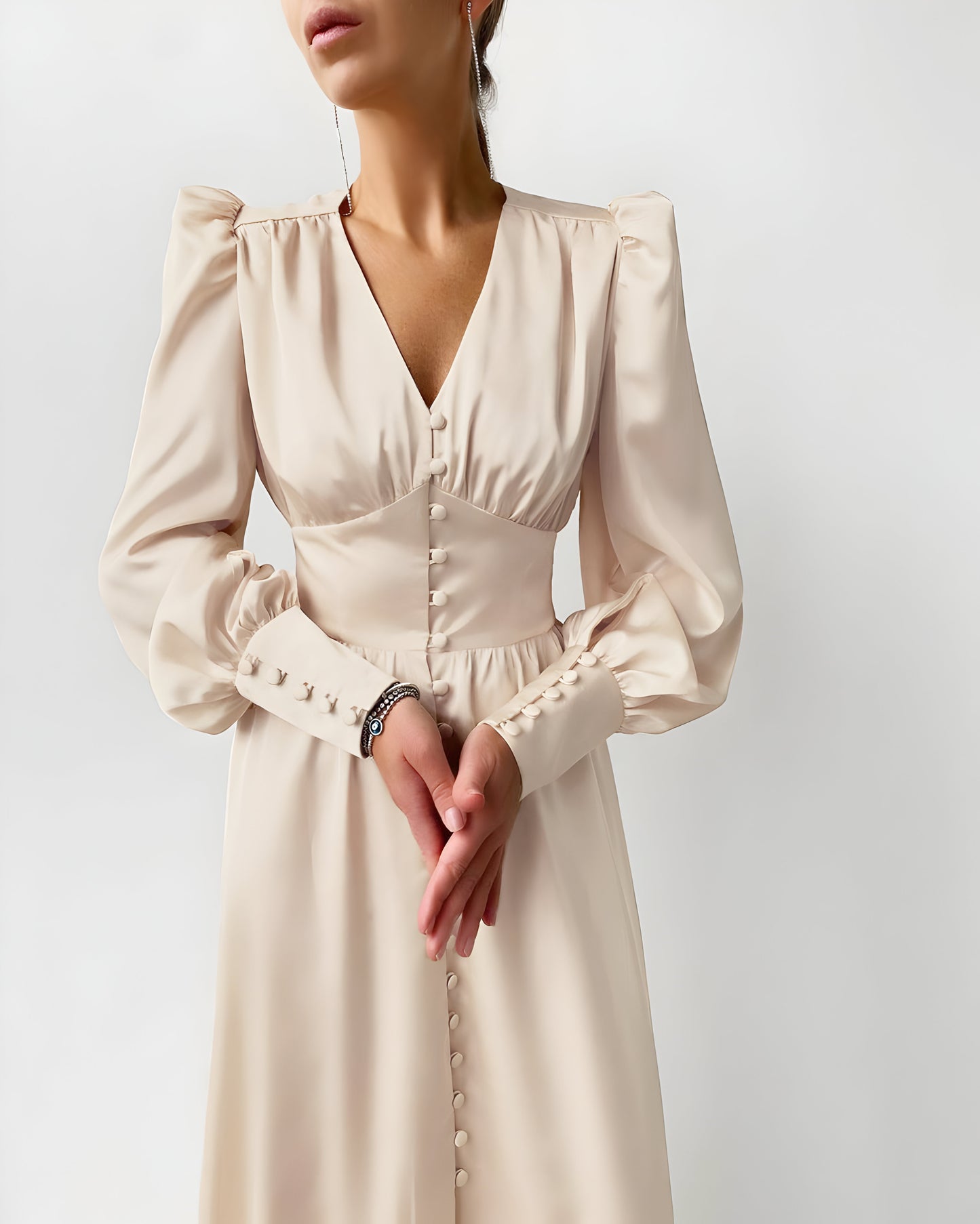 Josie | Elegantes Satinkleid