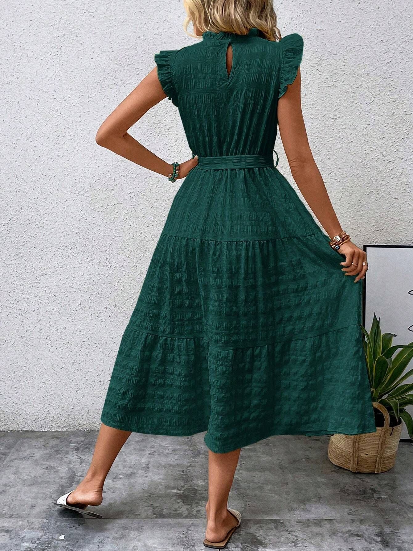 Charlotte | Elegantes Midi-Sommerkleid