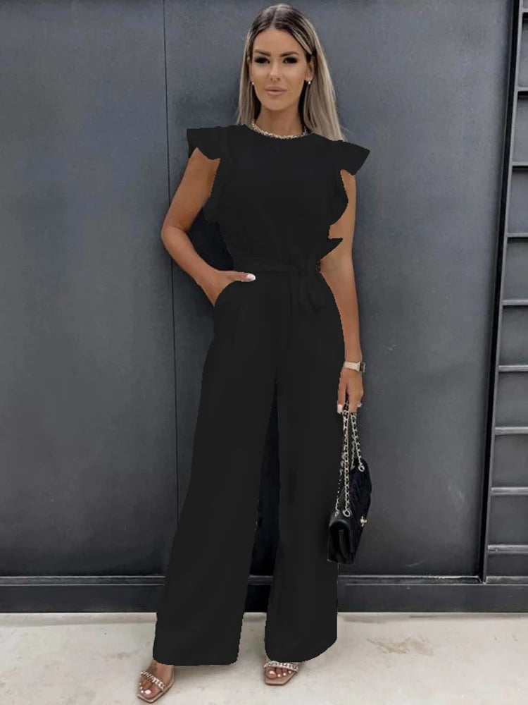 Lailani | Luxuriöser Jumpsuit mit Schleife