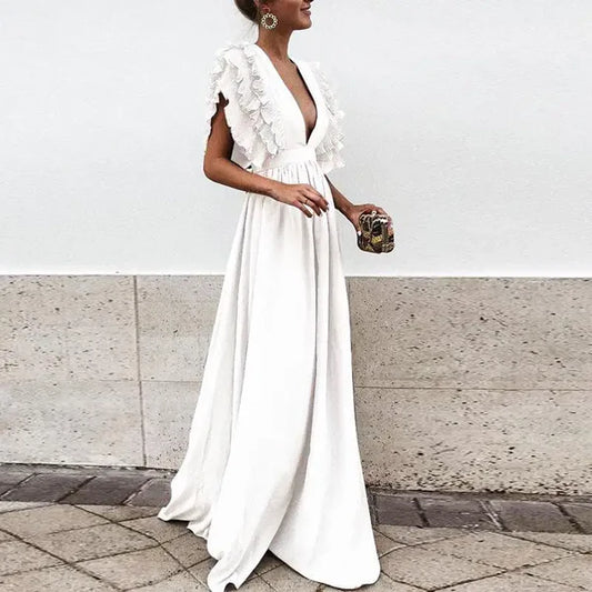 Clara | Elegantes Kleid mit gerafften Ärmeln