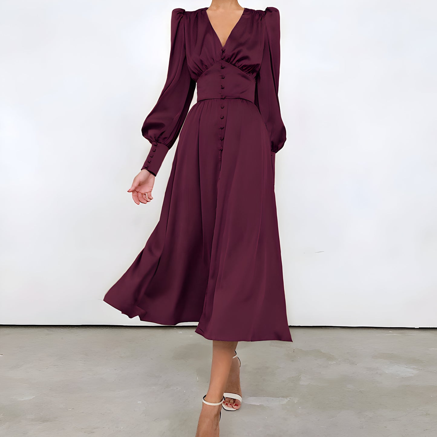 Josie | Elegantes Satinkleid