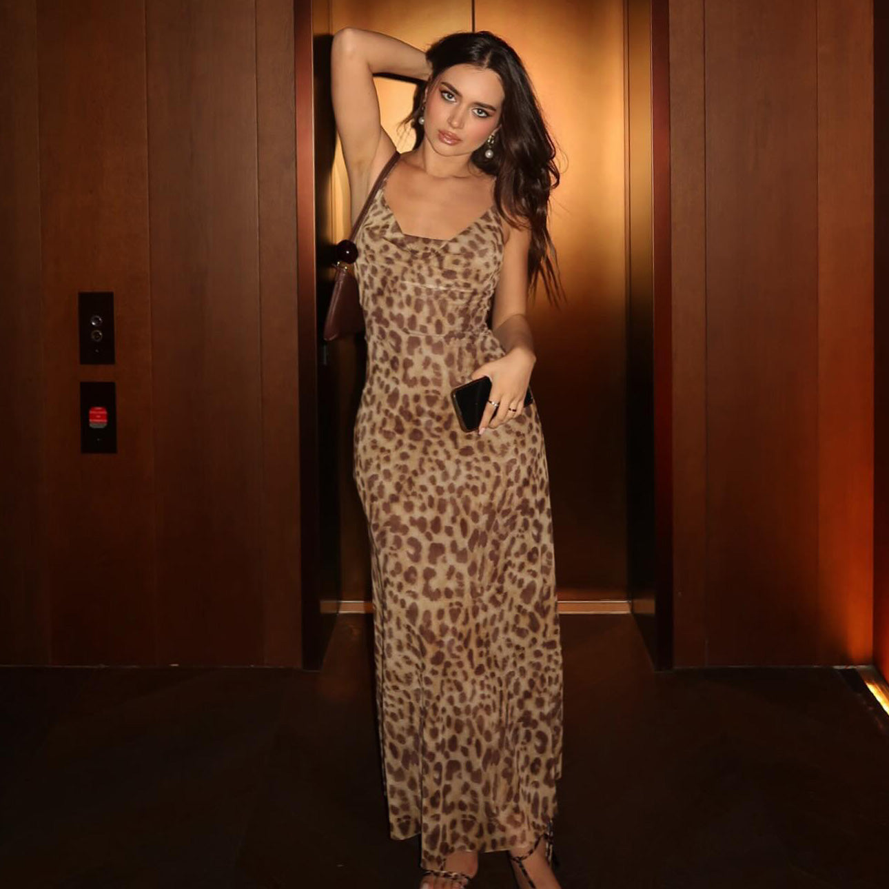Gwen | Leopard Sommerkleid für Frauen