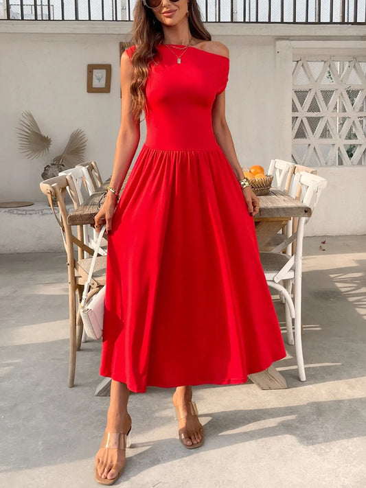 Miriam - Elegantes One-Shoulder-Kleid