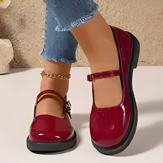Mary Jane | Flache Schuhe im Preppy Style für Frauen