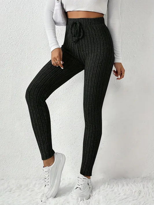 Athena - Hochelastische gerippte Damen-Leggings