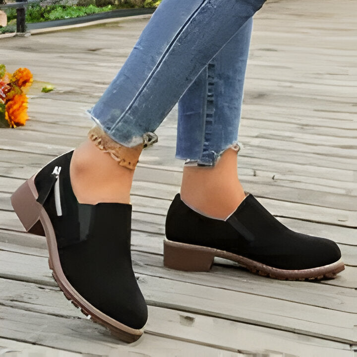 Danna | Damen Slip-On Flats - Bequemer niedriger Absatz