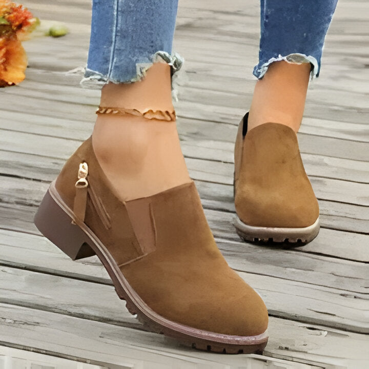 Danna | Damen Slip-On Flats - Bequemer niedriger Absatz