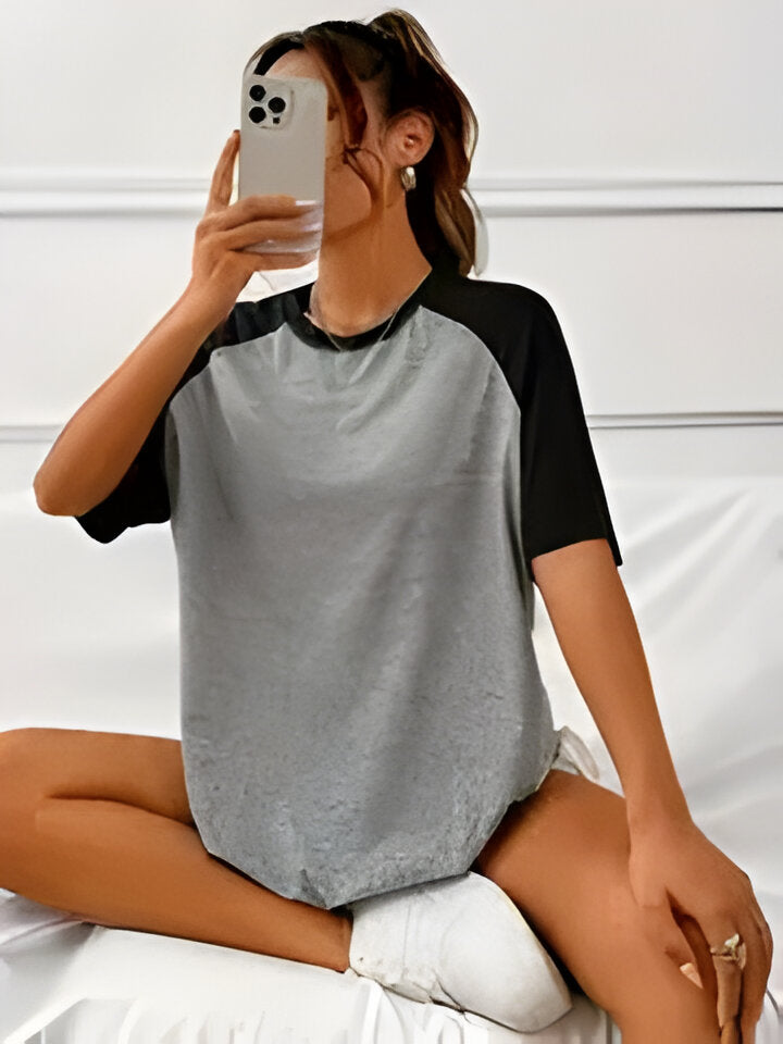 Karylle | Sportliches Hemd für Frauen mit loser Passform und Farbblock