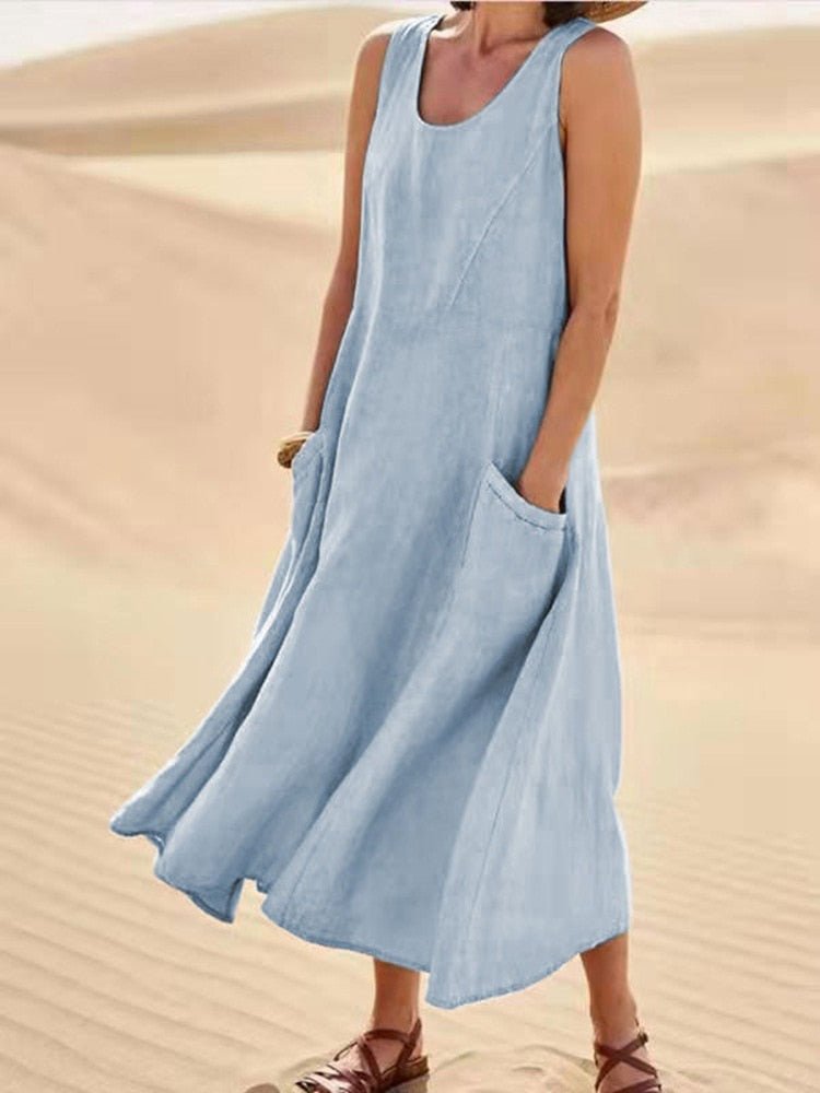 Jane -  Fließendes, luftiges Kleid