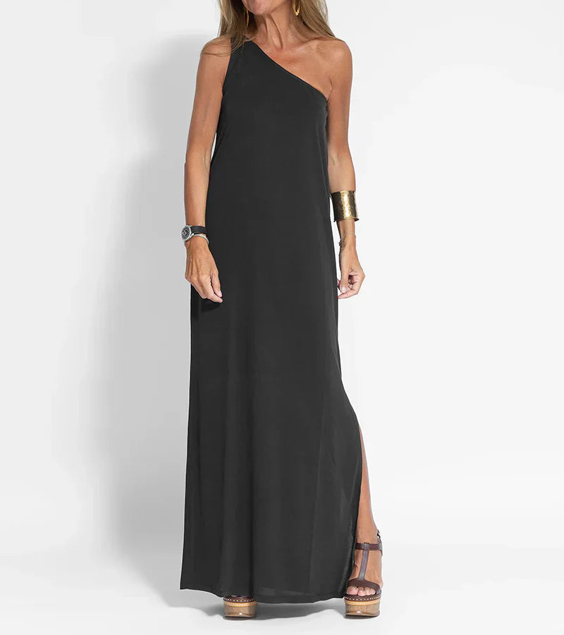 Margaret - Schickes und stilvolles One-Shoulder-Kleid für Frauen