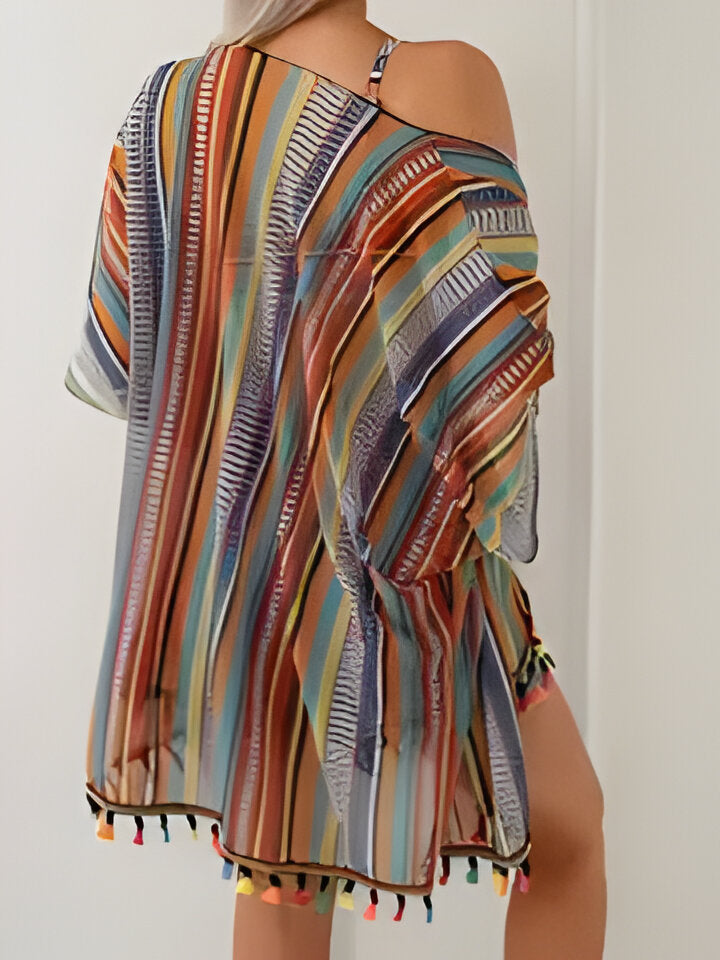 Ivie | Sexy bedruckter dreiteiliger Badeanzug für Frauen