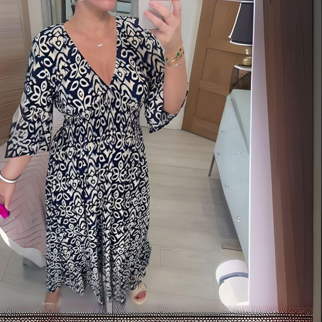 Nancy -  Premium Boho-Kleid Mühelose Eleganz & Komfort