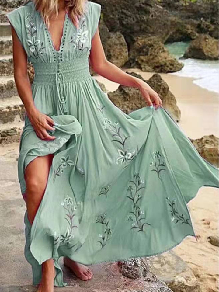 Dana | Bohème Strandkleid