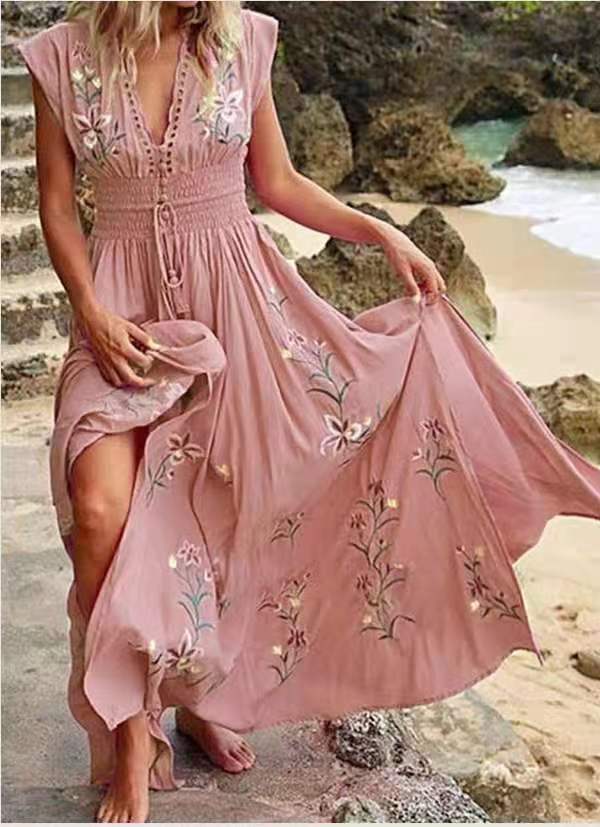 Dana | Bohème Strandkleid