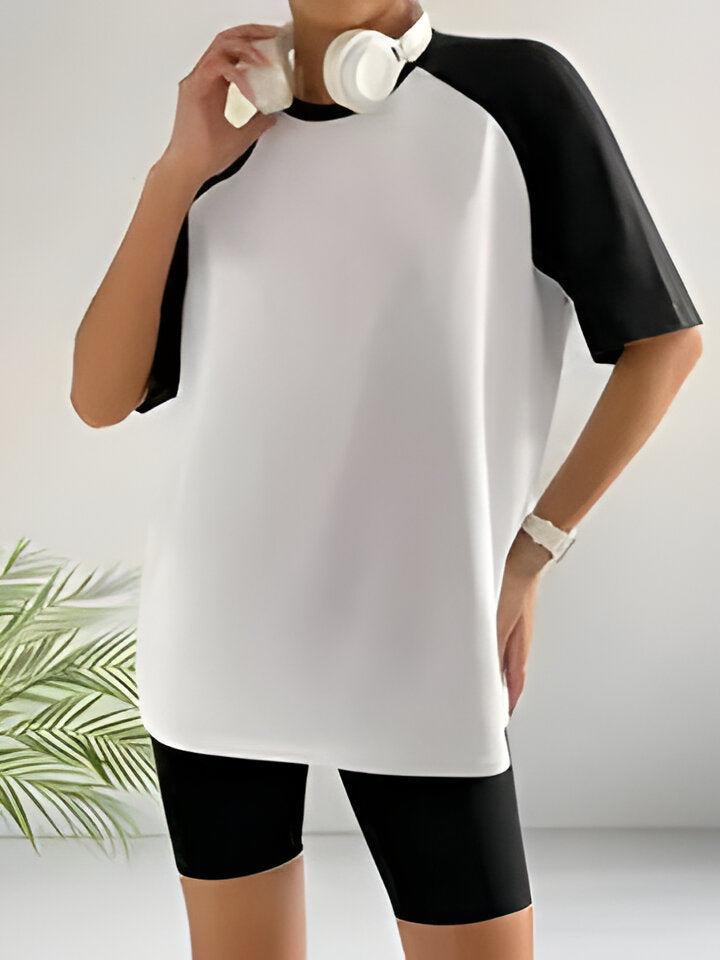 Karylle | Sportliches Hemd für Frauen mit loser Passform und Farbblock