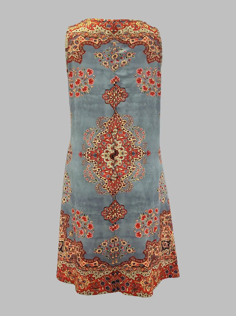 Sadie | Frühling und Sommer Kleid mit Schlüssellochausschnitt