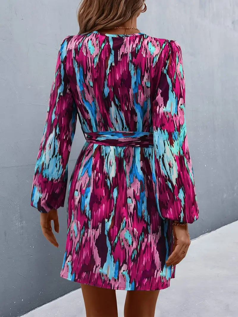 Valeria | Elegantes Bedrucktes Tunika-Kleid