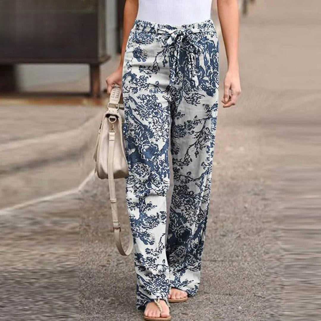 Katrina | Elegante Hose mit Blumenprint Women