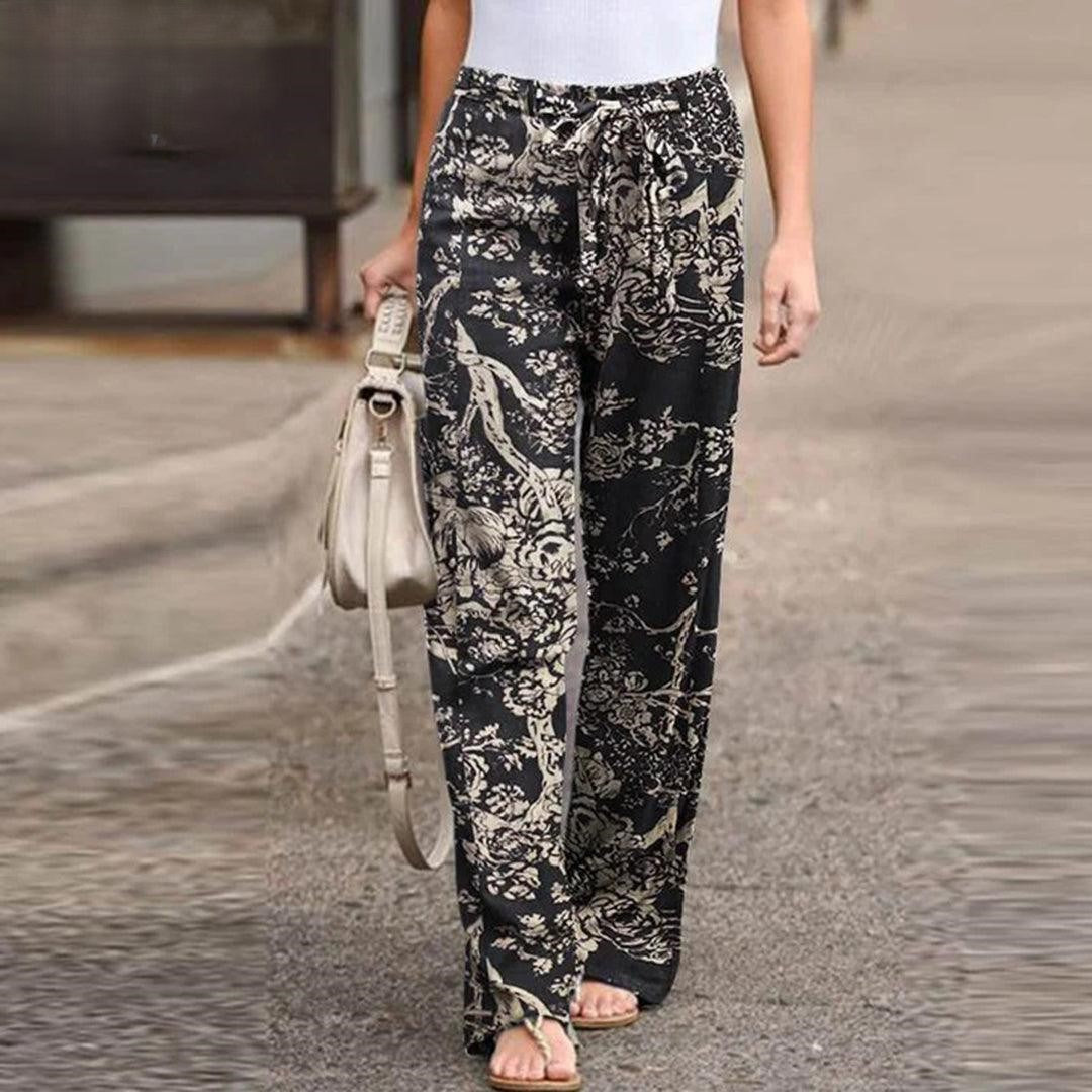 Katrina | Elegante Hose mit Blumenprint Women