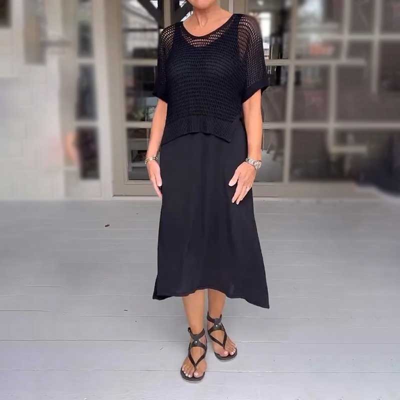 Gianna | Zweiteiliges Sommerstrickkleid für Frauen