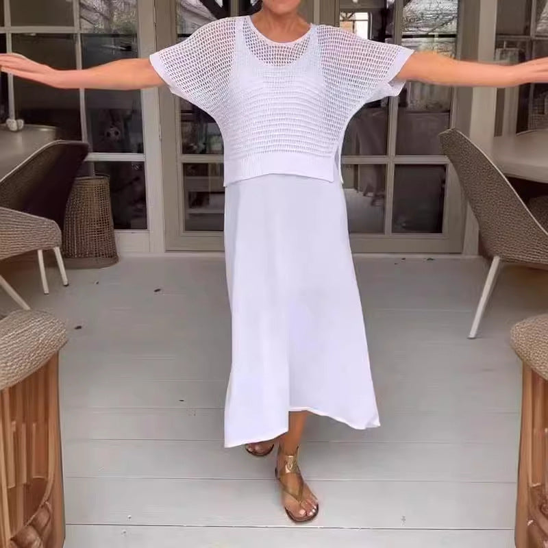 Gianna | Zweiteiliges Sommerstrickkleid für Frauen