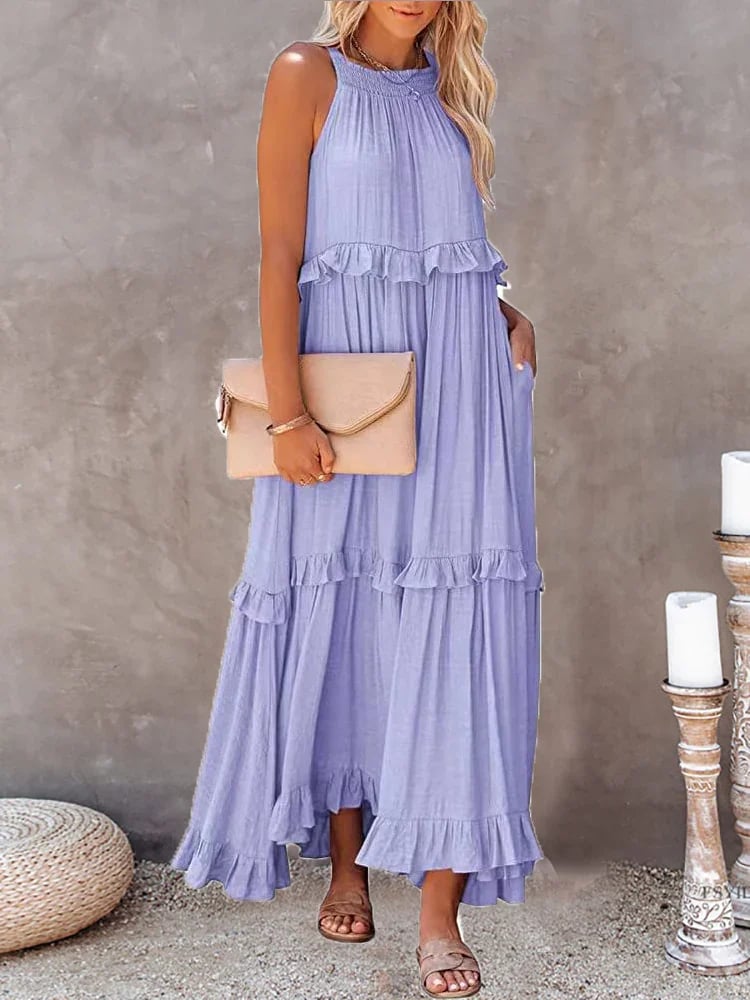 Eva | Rückenfreies Rüschenkleid