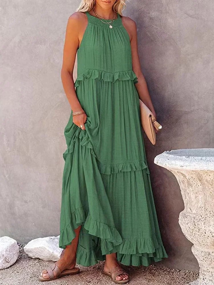 Eva | Rückenfreies Rüschenkleid