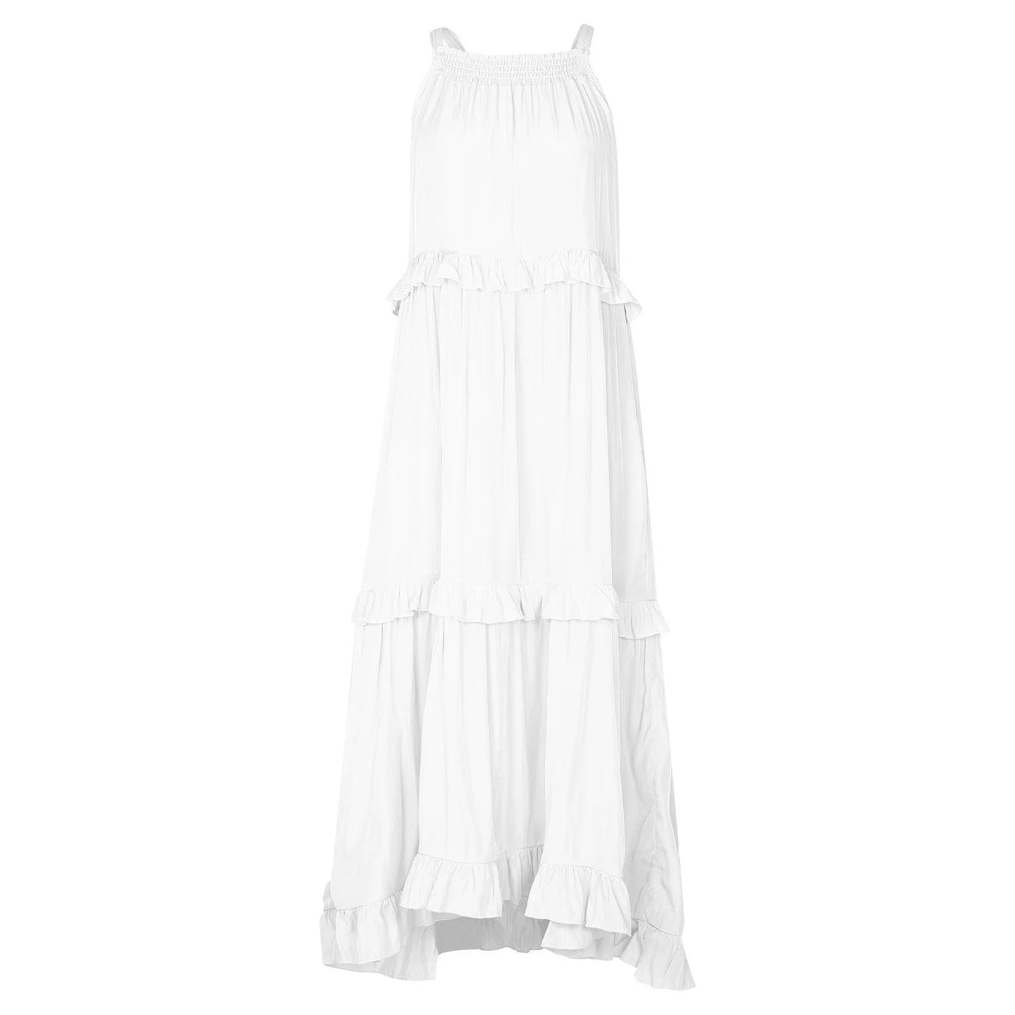Eva | Rückenfreies Rüschenkleid
