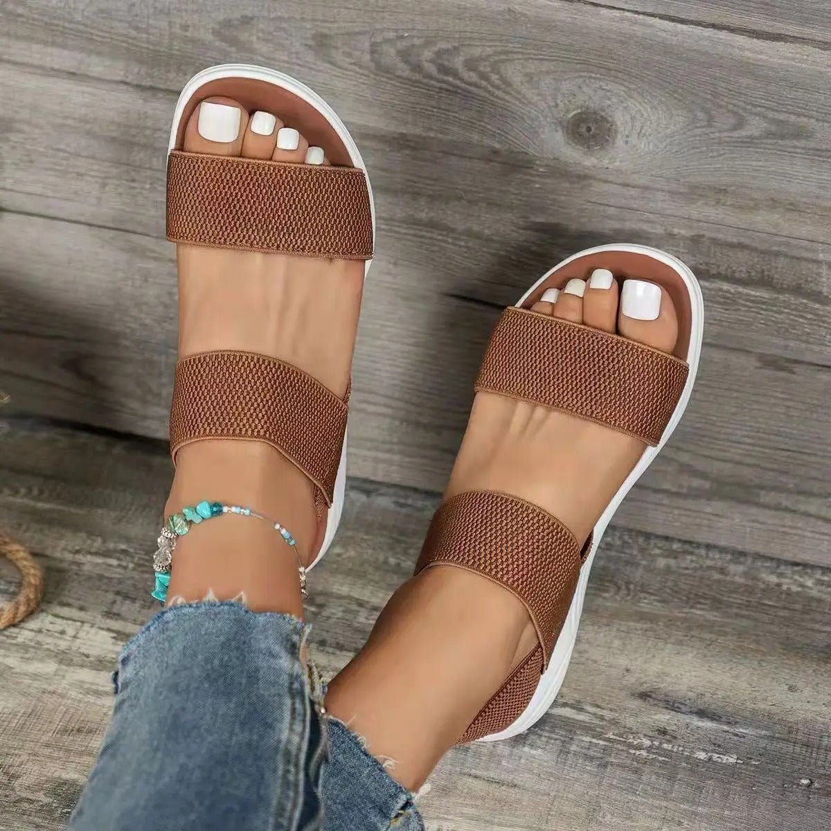 Leni - Damen-Keilsandalen